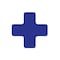 5S Supplies 5S Corner Markers, 2 in W., 6 in L., 0.003 in Thickness, 25 PK VSX-ROUND-BLUE - alternate 1